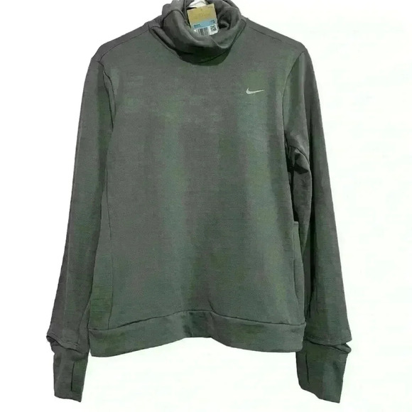 Nike Therma-FIT Swift Element Women's Turtleneck Running Top. Size Medium - Picture 2 of 12